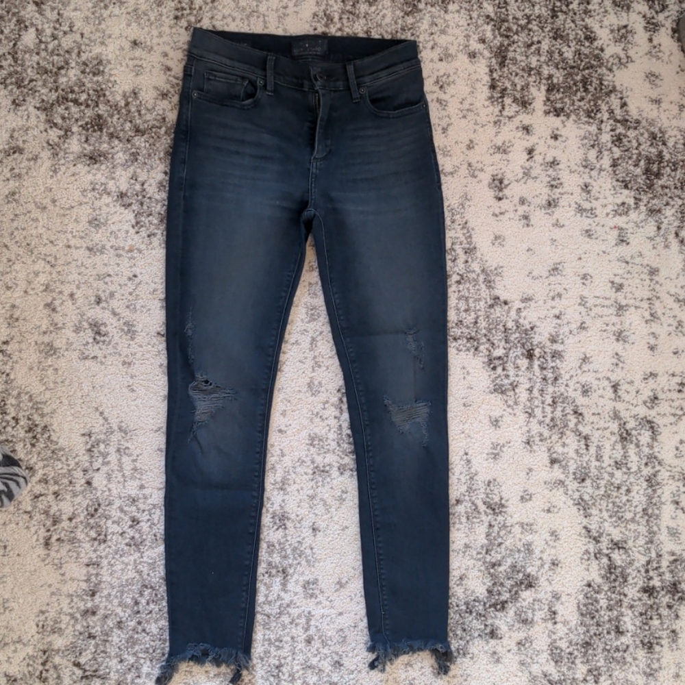 Lucky Brand distressed skinny jeans